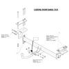 4526-A ORIS Фаркоп на Mazda CX-7 2007-2012 без выреза в бампере. Тип шара: A. Нагрузки: 1300/50 кг, масса фаркопа 21,1 кг (без электрики в комплекте)