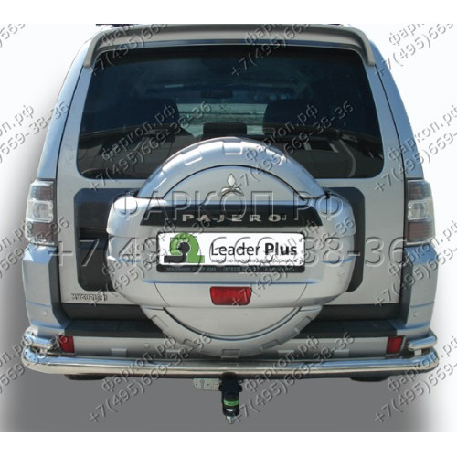 M114-AE Лидер-плюс ТСУ для Mitsubishi Pajero (III-IV) 2000/5-2007, 2007-2020 без снятия и выреза бампера. Тип шара: AE. Нагрузки: 1500/75 кг, масса фаркопа 15,6 кг (без электрики в комплекте)