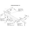 5252-A ORIS Фаркоп на Chevrolet Captiva 2006-2013. Необходима подрезка бампера. Тип шара: A. Нагрузки: 1500/75 кг, масса фаркопа 15,5 кг (без электрики в комплекте)