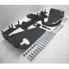 5518-A ORIS Фаркоп на Honda CR-V 2002-2006 без выреза в бампере. Тип шара: A. Нагрузки: 1400/50 кг, масса фаркопа 27,6 кг (без электрики в комплекте)