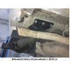 H.M20.E HALTY Фаркоп на Mitsubishi Delica D5 2007-2019, 2019- (кроме Urban Gear) без подрезки бампера. Тип шара: E. Нагрузки: 750/75 кг, масса фаркопа 15,9 кг