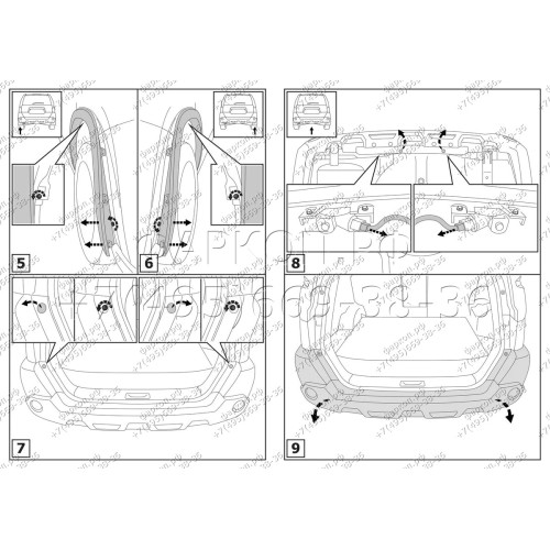 F.4112.001 BERG Фаркоп на Nissan X-Trail T31 2007-2015 без подрезки бампера. Тип шара: A. Нагрузки: 1500/75 кг, масса фаркопа 9,5 кг (без электрики в комплекте)