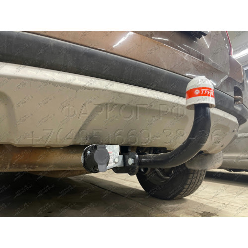 9041 Трейлер Фаркоп для Renault Duster 2011-2015, 2015-2021, 2021-2022 без снятия и подрезки бампера, Nissan Terrano 2014-2022 требуется подрезка бампера. Тип шара: A. Нагрузки: 1200/60 кг, масса фаркопа 15,5 кг (без электрики в комплекте)