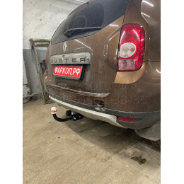 9041 Трейлер Фаркоп для Renault Duster 2011-2015, 2015-2021, 2021-2022 без снятия и подрезки бампера, Nissan Terrano 2014-2022 требуется подрезка бампера. Тип шара: A. Нагрузк