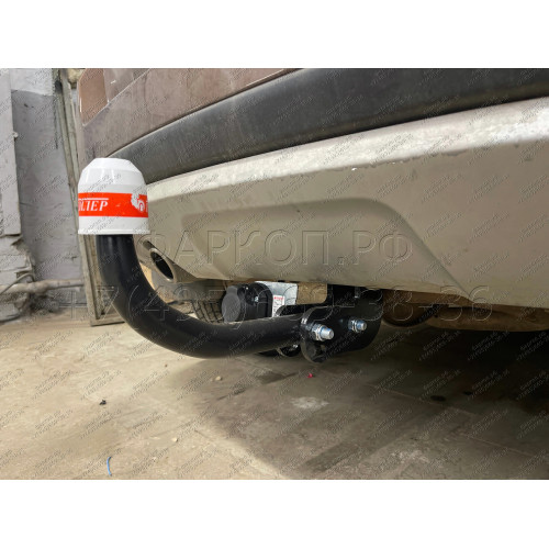 9041 Трейлер Фаркоп для Renault Duster 2011-2015, 2015-2021, 2021-2022 без снятия и подрезки бампера, Nissan Terrano 2014-2022 требуется подрезка бампера. Тип шара: A. Нагрузки: 1200/60 кг, масса фаркопа 15,5 кг (без электрики в комплекте)