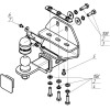 92525-E MOTODOR Фаркоп с оцинкованным шаром на Toyota Land Cruiser 300 2021- без выреза в бампере. Тип шара: E. Нагрузки 2500/100 кг, масса фаркопа 9,1 кг (без электрики в комплекте)