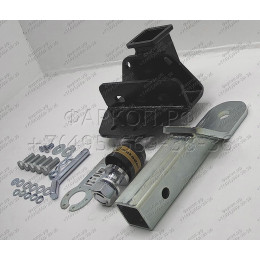 92525-E MOTODOR Фаркоп с оцинкованным шаром на Toyota Land Cruiser 300 2021- без выреза в бампере. Тип шара: E. Нагрузки 2500/100 кг, масса фаркопа 9,1 кг (без электрики