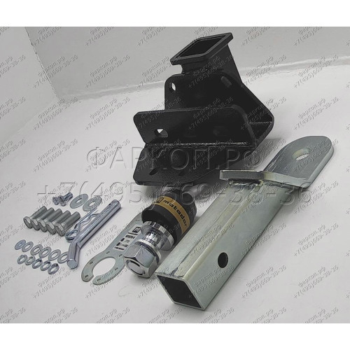 92525-E MOTODOR Фаркоп с оцинкованным шаром на Toyota Land Cruiser 300 2021- без выреза в бампере. Тип шара: E. Нагрузки 2500/100 кг, масса фаркопа 9,1 кг (без электрики в комплекте)