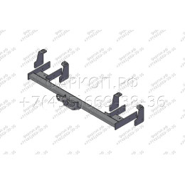 9610 Трейлер Фаркоп для FIAT Ducato Sollers фургон 2008-2011, Citroen Jumper фургон 1994-2006, FIAT Ducato II фургон 1994-2006, Peugeot Boxer фургон 1994-2006 без снятия и подрезки бампера. 