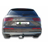 A105-A Лидер-плюс ТСУ для Audi Q7 2015-. Требуется подрезка бампера. Нагрузки: 1500/75 кг, масса фаркопа 20,4 кг (без электрики в комплекте)