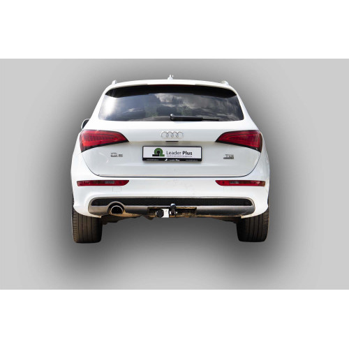 A106-A Лидер-плюс ТСУ для Audi Q5 8RB 2008-2017 без выреза бампера. Тип шара: A. Нагрузки: 1500/75 кг, масса фаркопа 19 кг (без электрики в комплекте)