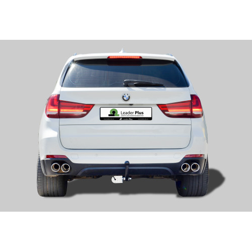 B204-A Лидер-плюс ТСУ для BMW X6 E71 2008-2014 (требуется вырез в бампере), BMW X5 E70 дорестайл 2007-2010 (без выреза бампера). Нагрузки: 1500/75 кг, масса фаркопа 17,98 кг (без электрики в комплекте)