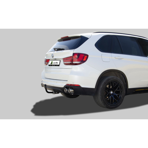 B204-A Лидер-плюс ТСУ для BMW X6 E71 2008-2014 (требуется вырез в бампере), BMW X5 E70 дорестайл 2007-2010 (без выреза бампера). Нагрузки: 1500/75 кг, масса фаркопа 17,98 кг (без электрики в комплекте)