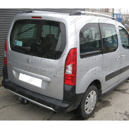 C-015 STEINHOF Фаркоп на Citroen Berlingo II LWB L2 2008-2019, Peugeot Partner II LWB L2 2008-2019 без снятия и подрезки бампера. Тип шара: A. Нагрузки: 1600/70 кг, масса фаркопа 22,3 кг (б