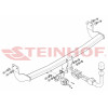 C-054 STEINHOF Фаркоп на Citroen DS3, кроме Racing 2010-2016. Требуется подрезка бампера. Тип шара: AH (горизонтальное быстросъемное крепление шара на ключе). Нагрузки: 1250/80 кг, масса фаркопа 16 кг (без электрики в комплекте)