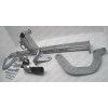 C055C GALIA Полностью оцинкованный фаркоп на Citroen C5 III седан 2008-2017, Peugeot 407 седан 2004-2010. Только для моделей с одной трубой глушителя. для Peugeot 407 2008 год - необходима подрезка в нижней части бампера. Подрозетник убирается за бампер. 