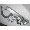C055C GALIA Полностью оцинкованный фаркоп на Citroen C5 III седан 2008-2017, Peugeot 407 седан 2004-2010. Только для моделей с одной трубой глушителя. для Peugeot 407 2008 год - необходима подрезка в нижней части бампера. Подрозетник убирается за бампер. 