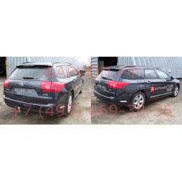 C058C GALIA Полностью оцинкованный фаркоп на Citroen C5 III универсал 2008-2017. Только для моделей с одной трубой глушителя. Подрозетник убирается за бам