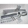 C066A GALIA Полностью оцинкованный фаркоп на Chevrolet Cruze седан/хетчбек 2009-2016. Подрозетник убирается за бампер. Тип шара: A. Невидимый вырез бампера. Нагрузки: 1800/75 кг, масса фаркопа 15,82 кг