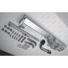C066A GALIA Полностью оцинкованный фаркоп на Chevrolet Cruze седан/хетчбек 2009-2016. Подрозетник убирается за бампер. Тип шара: A. Невидимый вырез бампера. Нагрузки: 1800/75 кг, масса фаркопа 15,82 кг