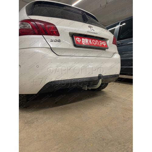 C068A GALIA Полностью оцинкованный фаркоп на Citroen C4 SpaceTourer 2018-, Citroen Grand C4 SpaceTourer 2018-, Citroen C4 Picasso 2013-2018, Citroen C4 Grand Picasso 2013-2018, Peugeot 308 хетчбек 3/5 дверей 2013-2021, Peugeot 308 универсал, кроме GT Line