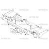 CV 05 AVTOS Фаркоп на Chevrolet Captiva 2006-2013. Необходима подрезка бампера. Тип шара: A. Нагрузки: 2000/100 кг, масса фаркопа 18 кг (без электрики в комплекте)
