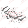 CV 05 AVTOS Фаркоп на Chevrolet Captiva 2006-2013. Необходима подрезка бампера. Тип шара: A. Нагрузки: 2000/100 кг, масса фаркопа 18 кг (без электрики в комплекте)