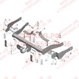 CV 05 AVTOS Фаркоп на Chevrolet Captiva 2006-2013. Необходима подрезка бампера. Тип шара: A. Нагрузки: 2000/100 кг, масса фаркопа 18 кг (без электрики в комплекте)