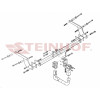 D-013 STEINHOF Фаркоп на Renault Duster 2010-2015, Dacia Duster 2010-2013 без подрезки бампера. Тип шара: AV (вертикальное быстросъемное крепление шара на ключе). Нагрузки: 1500/75 кг, масса фаркопа 17,8 кг (без электрики в комплекте)