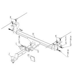 E23.01E FARKOPROS Фаркоп на Exeed TXL 2021-2024 без снятия и подрезки бампера. Тип шара: E (легкосъемный шар под квадрат). Нагрузки: 1500/75 кг (без электрики в ком