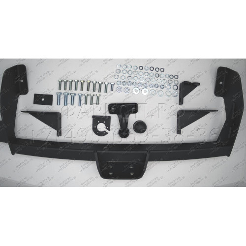 F-063 STEINHOF Фаркоп на FIAT Ducato Sollers 2008-2011 без снятия и подрезки бампера. Тип шара: F. Нагрузки: 2200/110 кг, масса фаркопа 25,6 кг (без электрики в комплекте)
