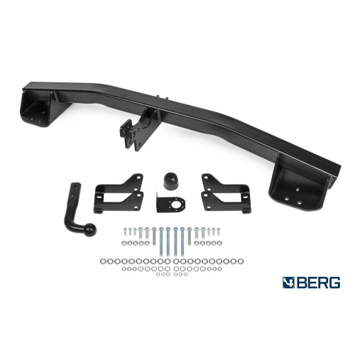 F.4013.001 BERG Фаркоп на Mitsubishi Outlander 2012-2018, 2018-2022. Требуется подрезка бампера. Тип шара: A. Нагрузки: 2000/100 кг, масса фаркопа 19 кг (без электрики в комплекте)