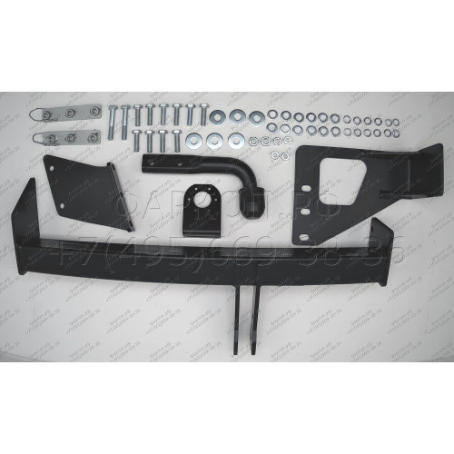 F.4112.001 BERG Фаркоп на Nissan X-Trail T31 2007-2015 без подрезки бампера. Тип шара: A. Нагрузки: 1500/75 кг, масса фаркопа 9,5 кг (без электрики в комплекте)