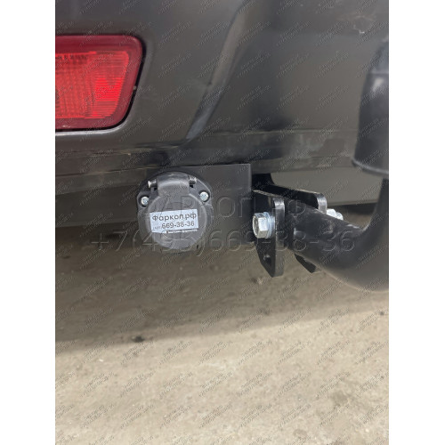 F.4112.001 BERG Фаркоп на Nissan X-Trail T31 2007-2015 без подрезки бампера. Тип шара: A. Нагрузки: 1500/75 кг, масса фаркопа 9,5 кг (без электрики в комплекте)