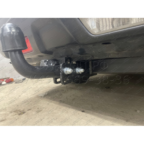 F.4112.001 BERG Фаркоп на Nissan X-Trail T31 2007-2015 без подрезки бампера. Тип шара: A. Нагрузки: 1500/75 кг, масса фаркопа 9,5 кг (без электрики в комплекте)