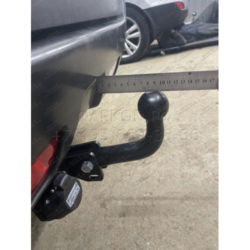 F.4112.001 BERG Фаркоп на Nissan X-Trail T31 2007-2015 без подрезки бампера. Тип шара: A. Нагрузки: 1500/75 кг, масса фаркопа 9,5 кг (без электрики в комплекте)