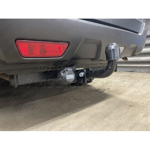 F.4112.001 BERG Фаркоп на Nissan X-Trail T31 2007-2015 без подрезки бампера. Тип шара: A. Нагрузки: 1500/75 кг, масса фаркопа 9,5 кг (без электрики в комплекте)