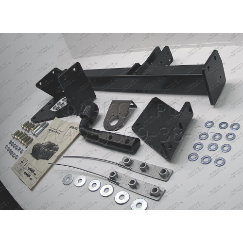 F.4112.001 BERG Фаркоп на Nissan X-Trail T31 2007-2015 без подрезки бампера. Тип шара: A. Нагрузки: 1500/75 кг, масса фаркопа 9,5 кг (без электрики в комплекте)