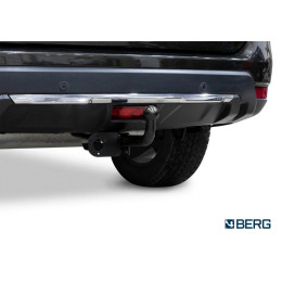 F.4113.002 BERG Фаркоп на Nissan X-Trail T32 2015-2022 без подрезки бампера. Тип шара: A. Нагрузки: 1500/75 кг, масса фаркопа 23 кг (без электрики в комплекте)