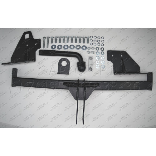 F.4113.002 BERG Фаркоп на Nissan X-Trail T32 2015-2022 без подрезки бампера. Тип шара: A. Нагрузки: 1500/75 кг, масса фаркопа 23 кг (без электрики в комплекте)