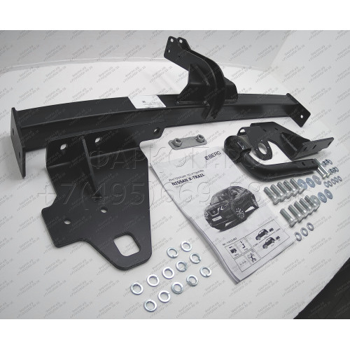 F.4113.002 BERG Фаркоп на Nissan X-Trail T32 2015-2022 без подрезки бампера. Тип шара: A. Нагрузки: 1500/75 кг, масса фаркопа 23 кг (без электрики в комплекте)