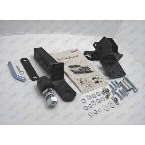 F.5716.001 BERG Фаркоп на Toyota Land Cruiser 300 2021-. Требуется подрезка бампера. Тип шара: E. Нагрузки: 2500/120 кг, масса фаркопа 10,5 кг (без электрики в комплекте)