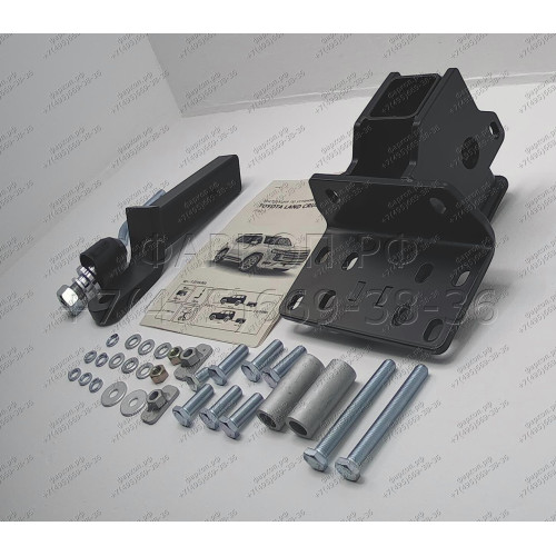 F.5716.001 BERG Фаркоп на Toyota Land Cruiser 300 2021-. Требуется подрезка бампера. Тип шара: E. Нагрузки: 2500/120 кг, масса фаркопа 10,5 кг (без электрики в комплекте)