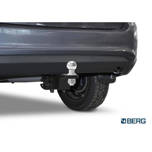 F.6017.007 BERG Фаркоп на Lada Granta SW/SW Cross 2018- без снятия и подрезки бампера. Тип шара: E (шаровый узел под американский квадрат). Нагрузки: 1100/75 кг, масса фаркопа 8 кг (без электрики в комплекте)
