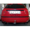 F051A GALIA Полностью оцинкованный фаркоп на Ford Focus I хетчбек 3/5 дверей 1998-2004. Тип шара: A. Невидимый вырез бампера. Нагрузки: 1400/75 кг, масса фаркопа 14,25 кг