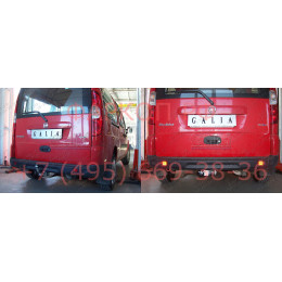 F070C GALIA Полностью оцинкованный фаркоп на FIAT Doblo 2001-2010. Тип шара: C (горизонтальный съемный). Невидимый вырез бампера. Нагрузки: 1500/60 кг, масса фа