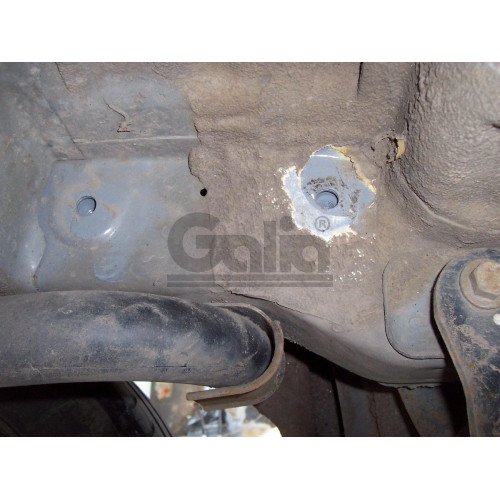 F083A GALIA Полностью оцинкованный фаркоп на Ford Tourneo Connect 2002-2014, Transit Connect 2002-2014. Тип шара: A. Установка без снятия и выреза бампера. Нагрузки: 1200/75 кг, масса фаркопа 15,02 кг