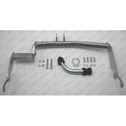 F083A GALIA Полностью оцинкованный фаркоп на Ford Tourneo Connect 2002-2014, Transit Connect 2002-2014. Тип шара: A. Установка без снятия и выреза бампера. Нагрузки: 1200/75 кг, масса фаркопа 15,02 кг