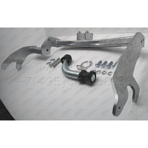 F083A GALIA Полностью оцинкованный фаркоп на Ford Tourneo Connect 2002-2014, Transit Connect 2002-2014. Тип шара: A. Установка без снятия и выреза бампера. Нагрузки: 1200/75 кг, масса фаркопа 15,02 кг