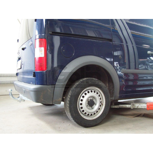 F083C GALIA Полностью оцинкованный фаркоп на Ford Tourneo Connect 2002-2014, Transit Connect 2002-2014. Тип шара: C (горизонтальный съемный). Установка без снятия и выреза бампера. Нагрузки: 1200/75 кг, масса фаркопа 16,37 кг
